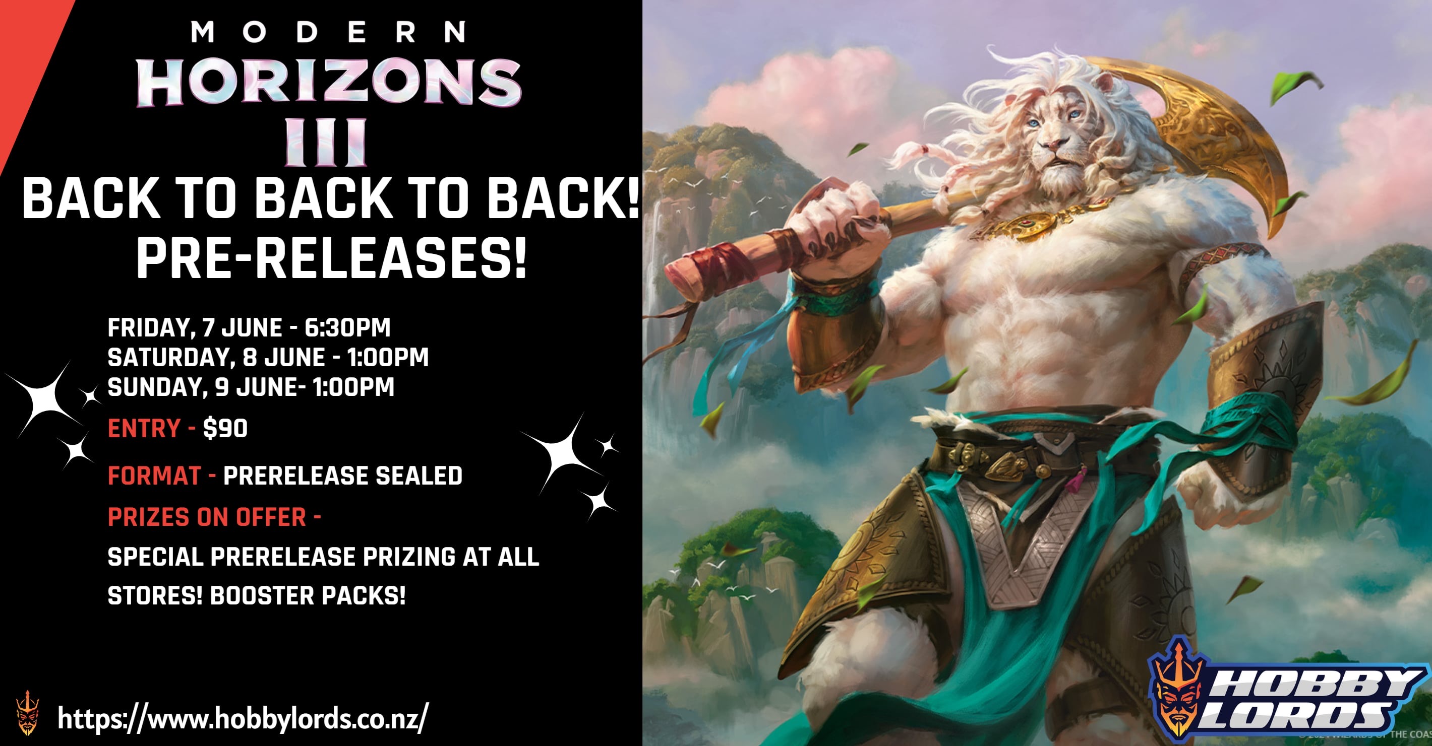 Modern Horizons 3 PRERELEASE At Hobby Lords Lower Hutt!
