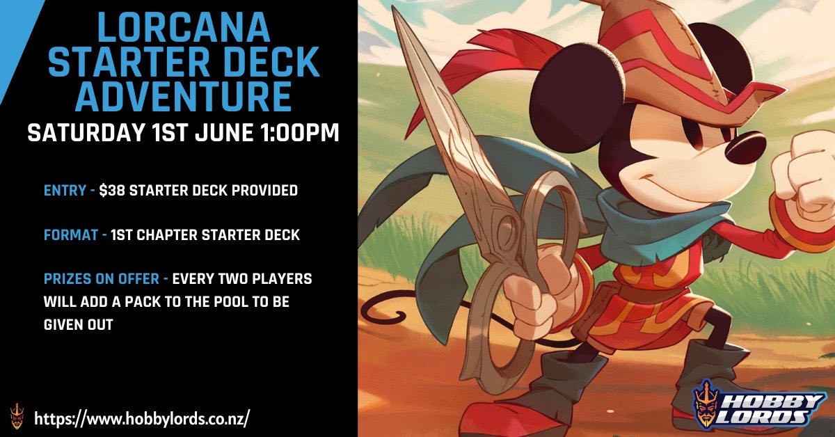 Lorcana Starter Deck Adventure - Lower Hutt