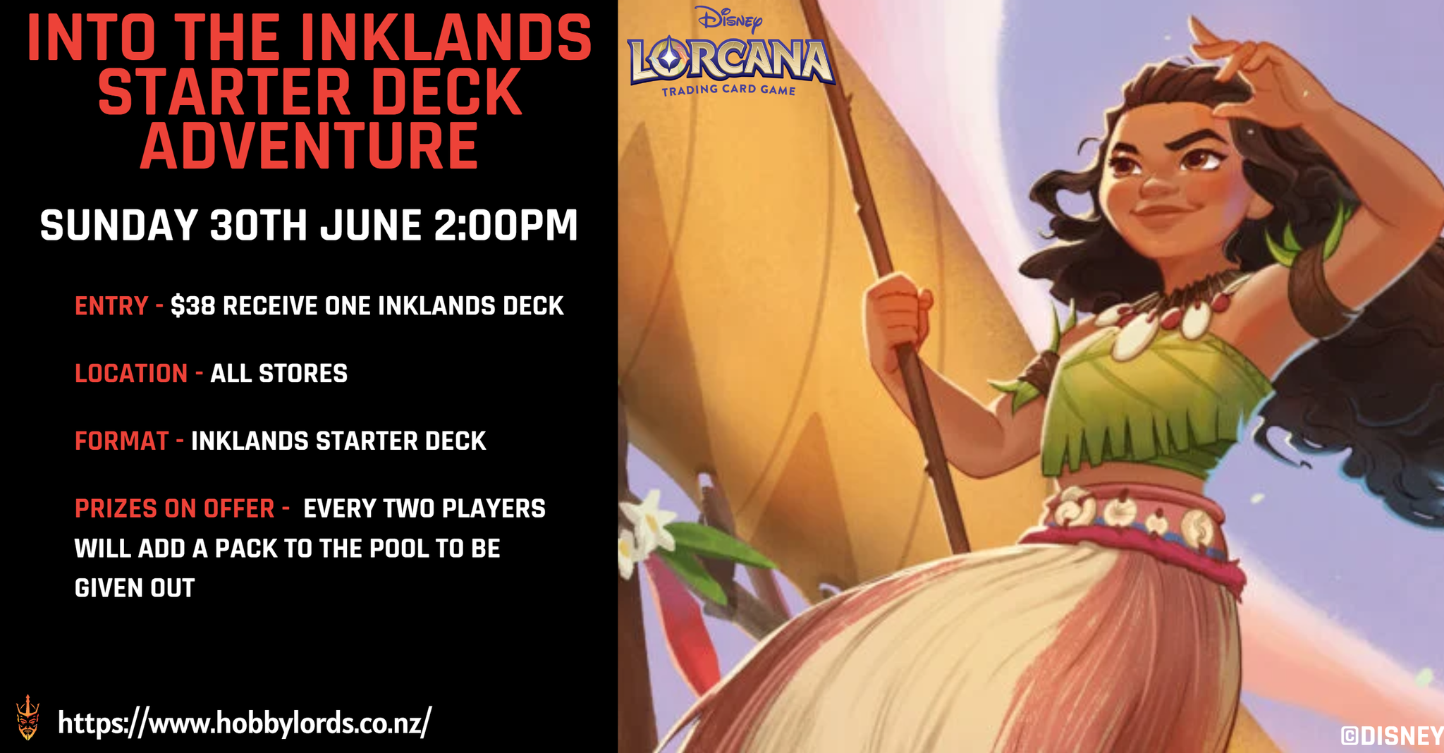 Lorcana Inklands Starter Deck Adventure - Lower Hutt