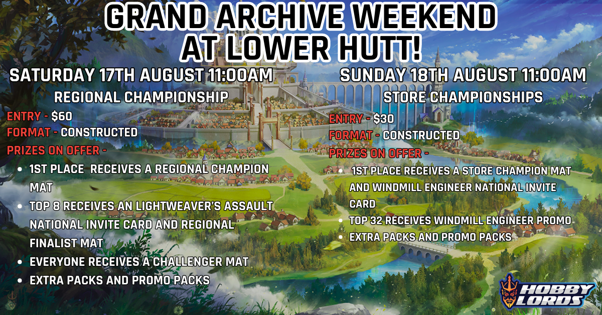 Grand Archive Championship Weekend - Lower Hutt