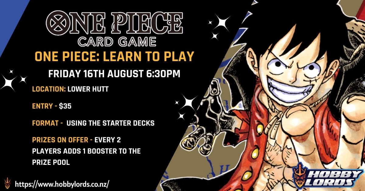 One Piece Learn to Play @ Lower Hutt!