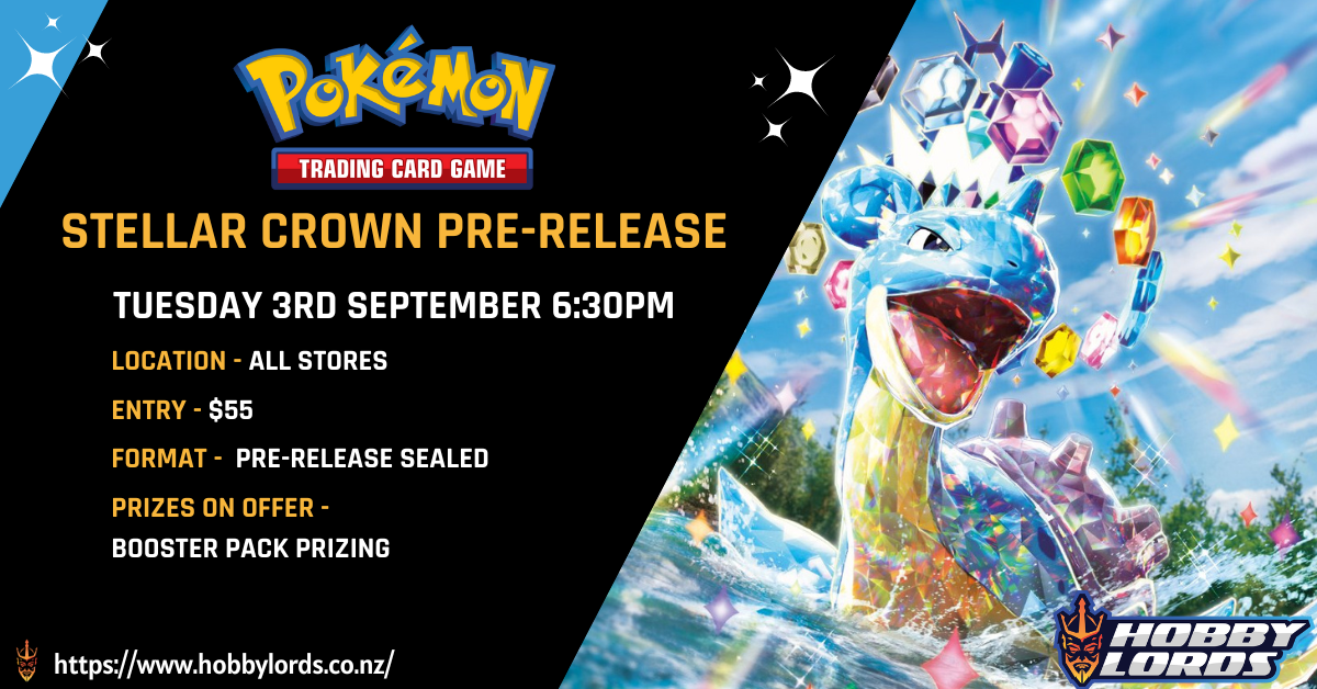 Pokémon TCG Stellar Crown Prerelease @ Lower Hutt