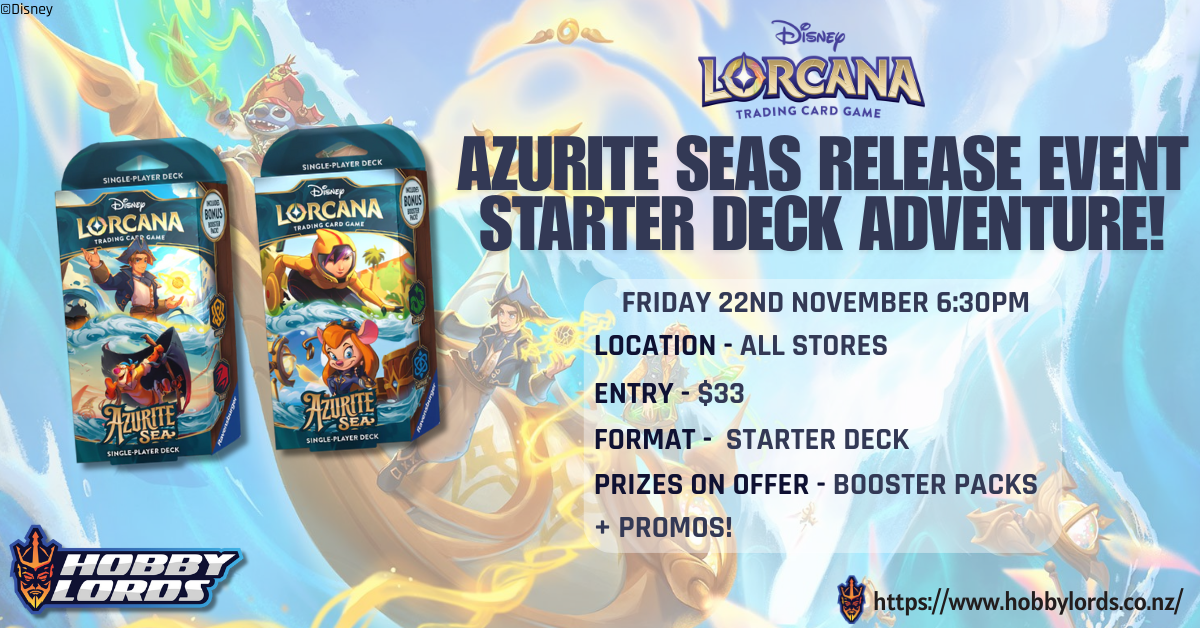 Azurite Sea Starter Deck Release Event @ Hobby Lords Lower Hutt
