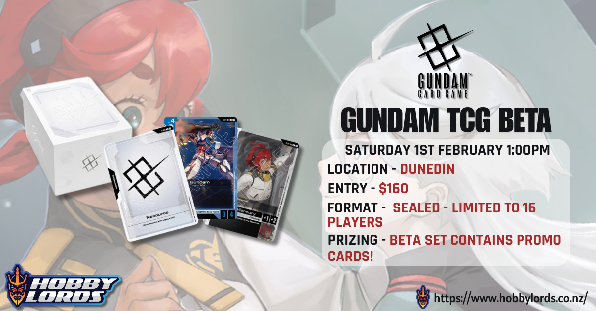 Gundam TCG Beta @ Hobby Lords Dunedin