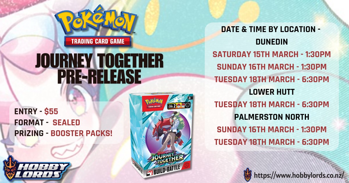 Pokemon Journey Together Prerelease @ Lower Hutt