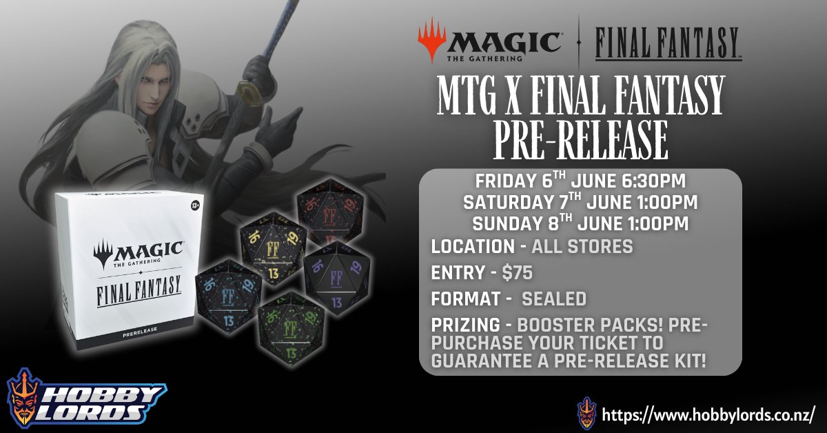 Magic: The Gathering - Final Fantasy Pre-Release @ Hobby lords Newmarket