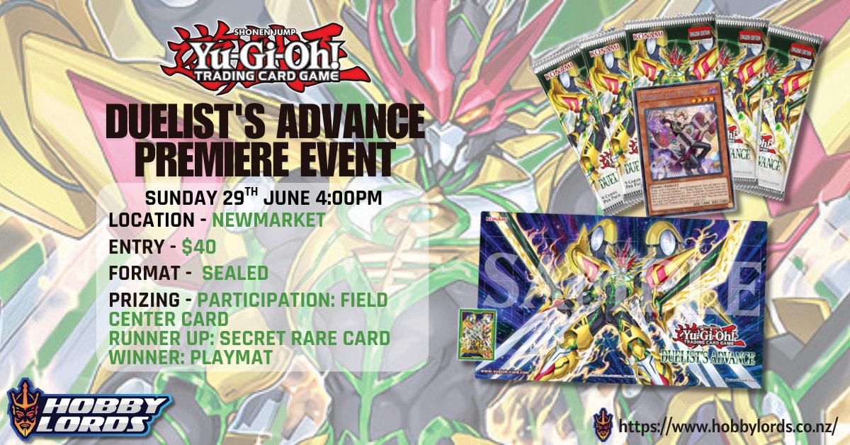Yu-Gi-Oh Duelist's Advance Premiere Event