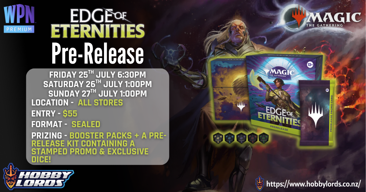 Magic: the Gathering - Edge of Eternities Pre-Release Weekend @ Hobby Lords Lower Hutt