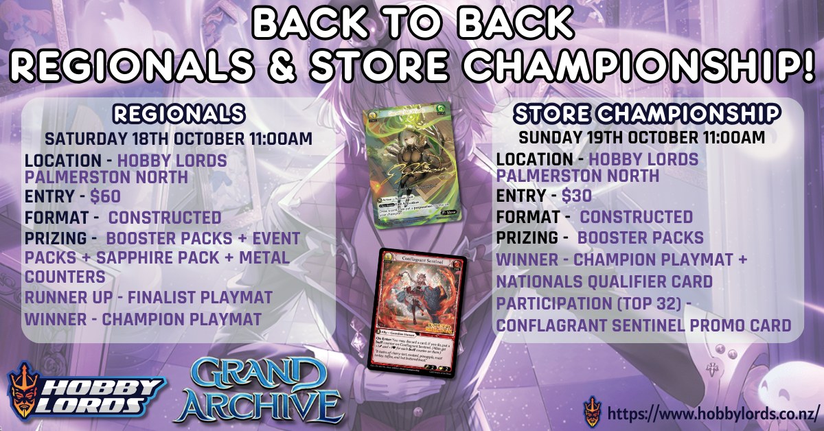 Grand Archive Regionals Palmerston North