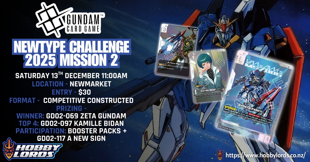 Gundam Card Game - Newtype Challenge 2025 Mission 2!
