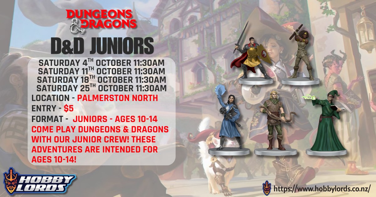 Dungeons & Dragons - Juniors! weekly 22nd Nov