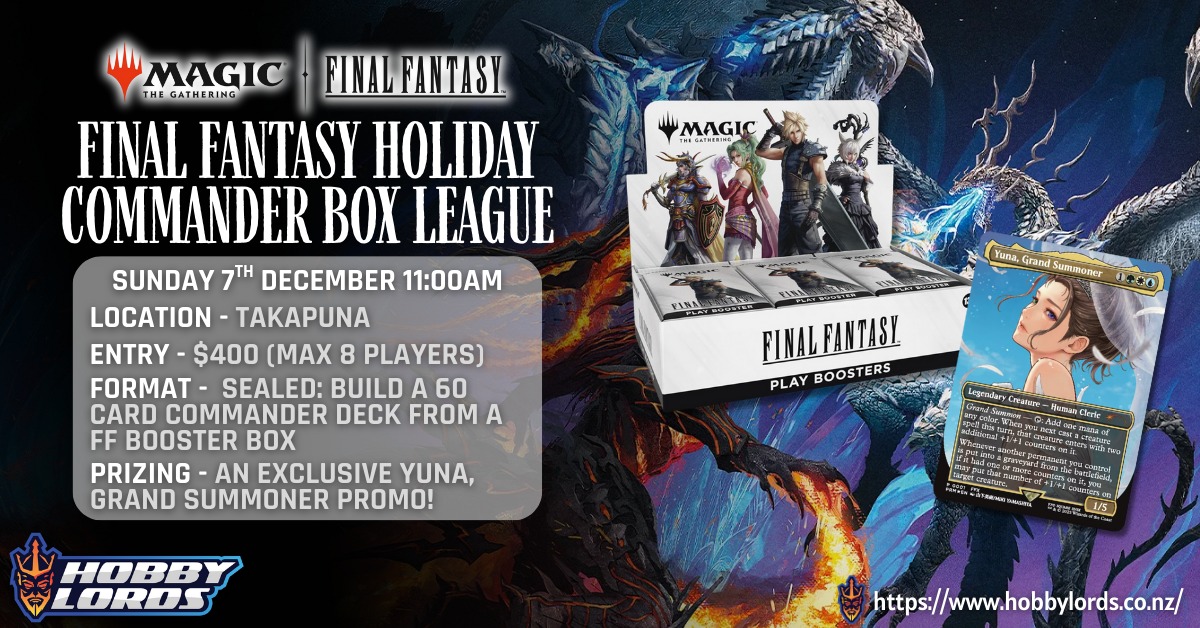 Magic: the Gathering - Final Fantasy Holiday Commander Box League @Takapuna