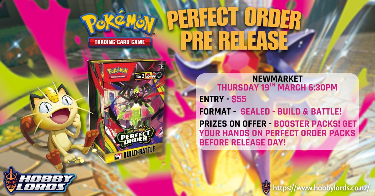 Perfect Order Pre-Release @ Newmarket