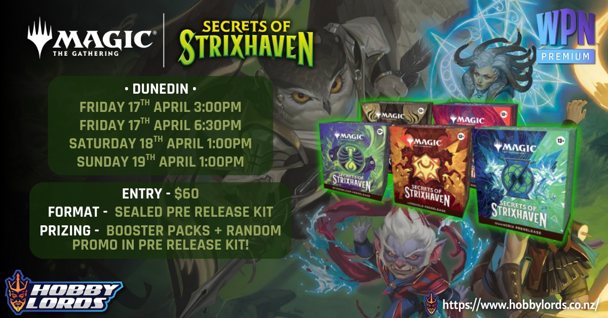 Secrets of Strixhaven Pre-release @ Hobby Lords Dunedin