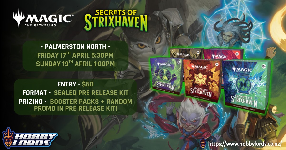 Secrets of Strixhaven Pre-release @ Hobby Lords Palmerston North