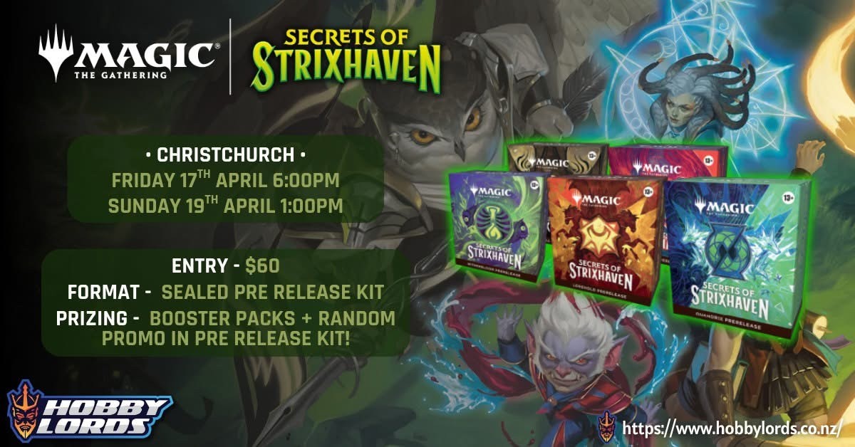 Secrets of Strixhaven Pre-release @ Hobby Lords Christchurch