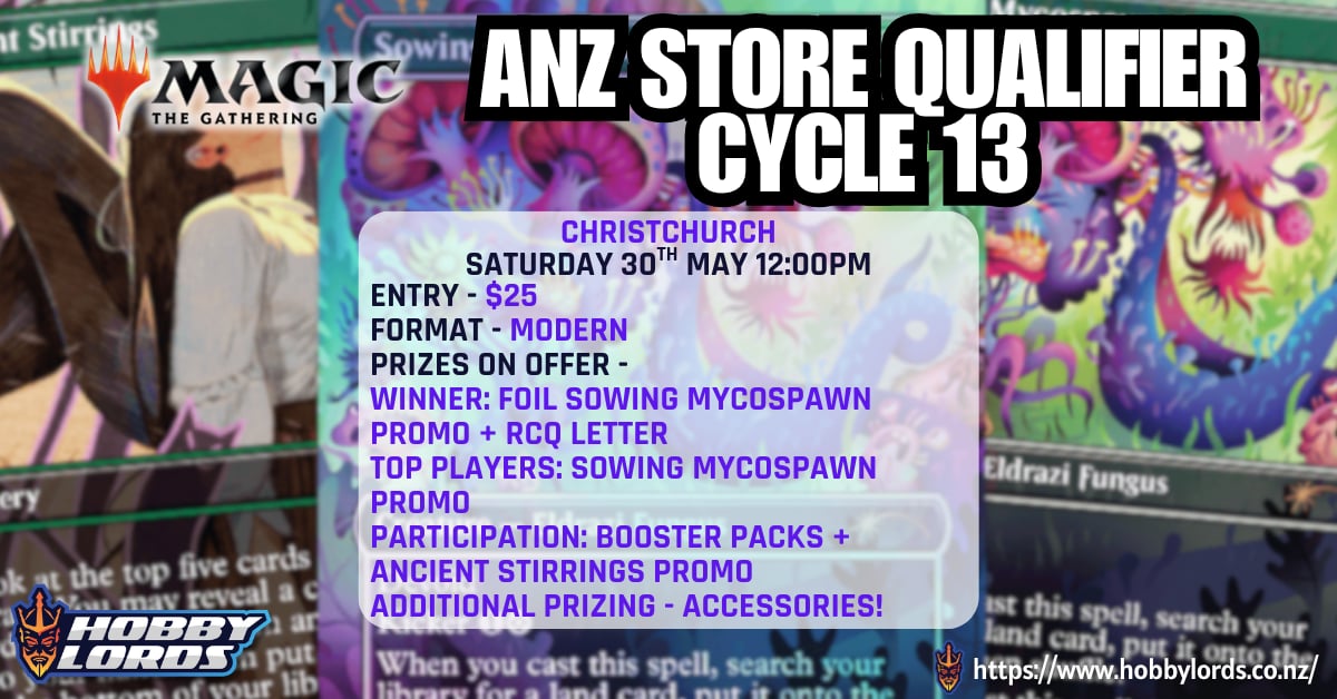 ANZ Super Series WPN Qualifier @ Hobby Lords Christchurch