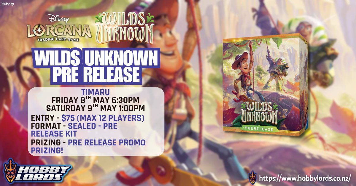 Wilds Unknown Set Release - Timaru