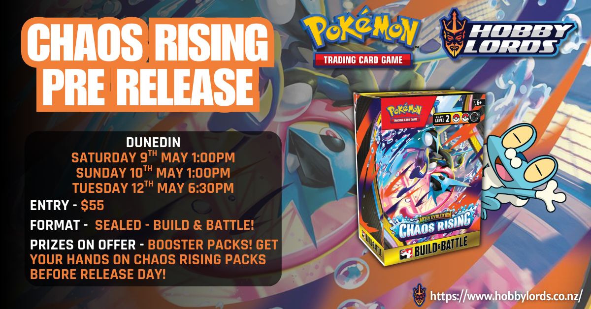 Pokemon - Chaos Rising Pre Release @ Hobby Lords Dunedin