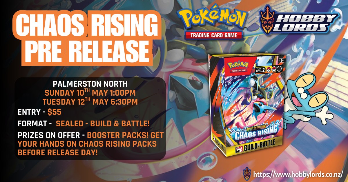 Pokemon - Chaos Rising Pre release 10th May