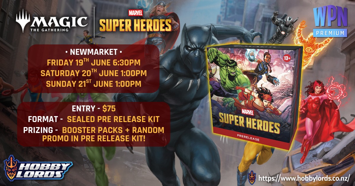 MTG Marvel Superheroes Prerelease @ Hobby Lords Newmarket