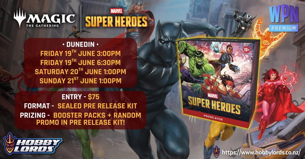 MTG - Marvel Super Heroes Pre Release @ Hobby Lords Dunedin