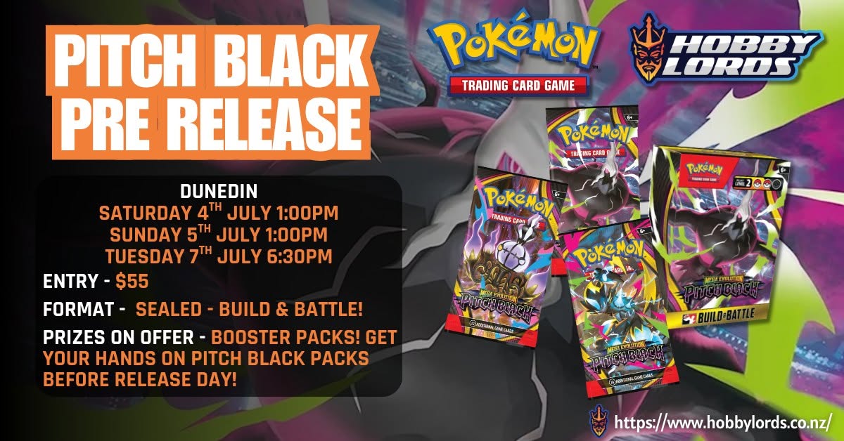 Pokemon Pitch Black Prerelease @ Hobby Lords Dunedin