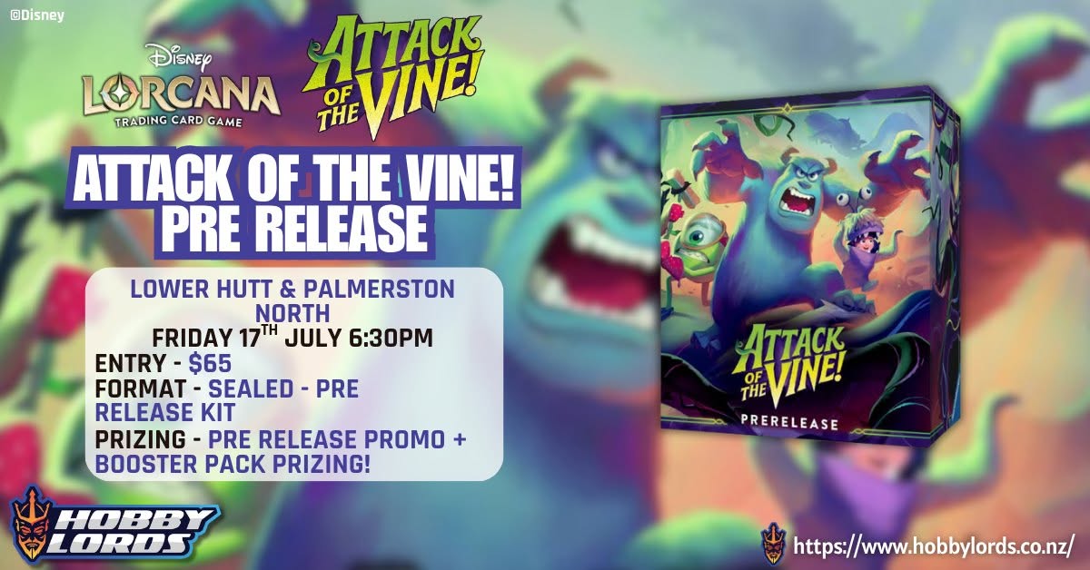 Lorcana  -  Attack of the Vines Pre-Release