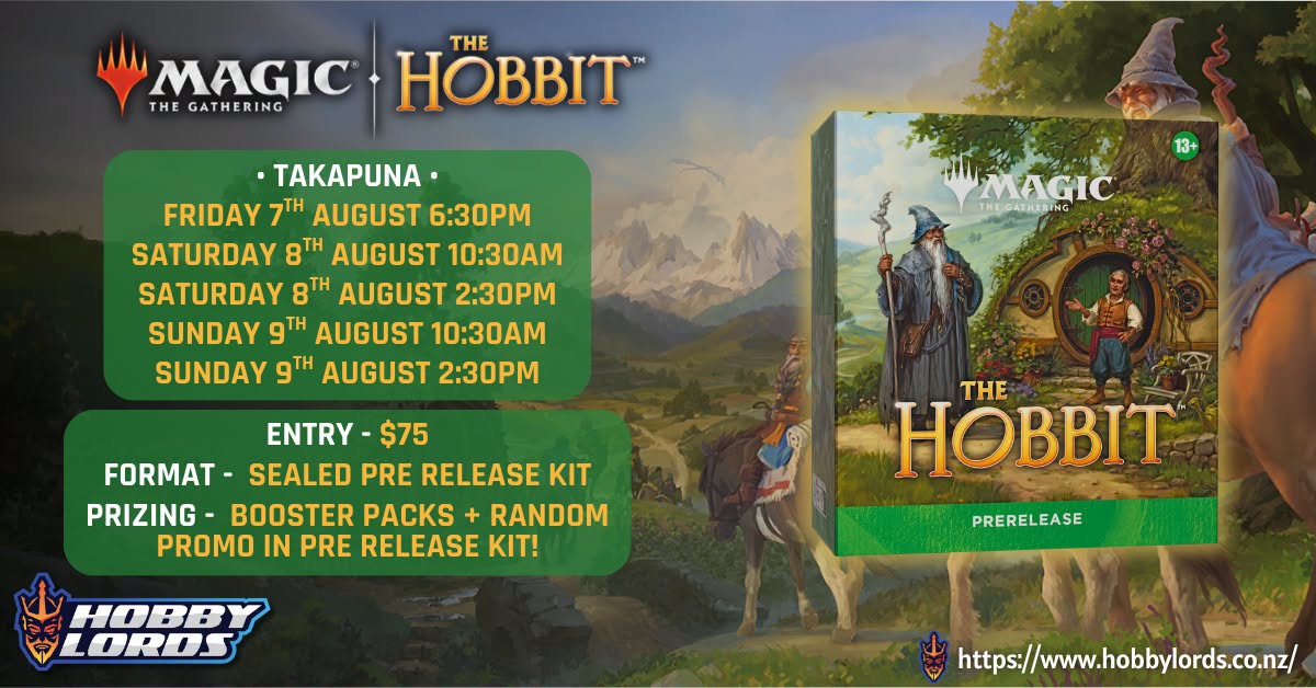 MTG The Hobbit Prerelease @ Hobby Lords Takapuna