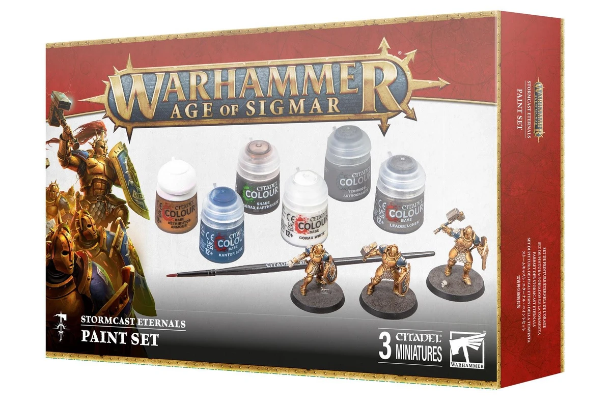 AOS Stormcast Eternals + Paint Set 2023. Version 2.0