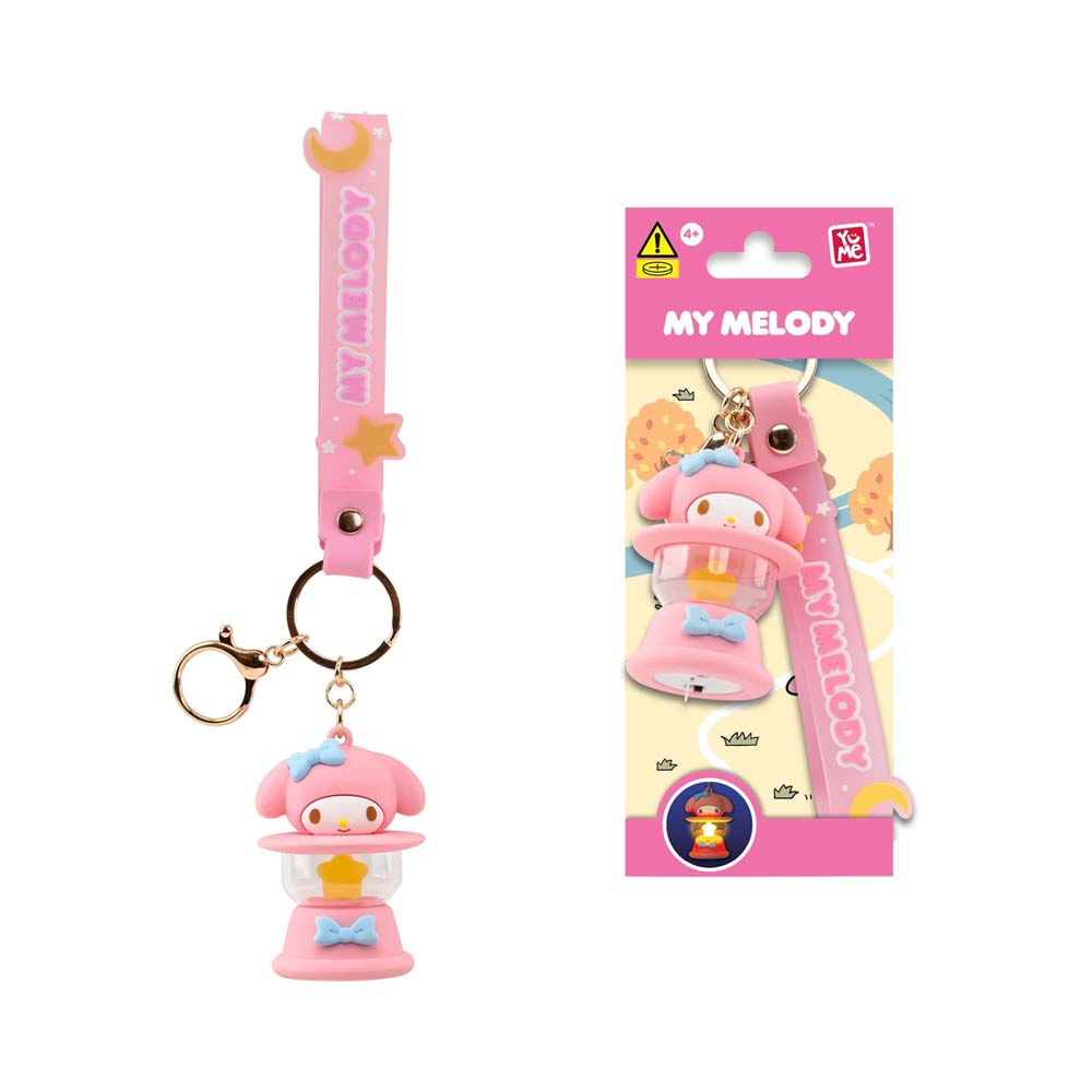 YuMe Hello Kitty And Friends Light-Up Camping Lamp Series Keychain & Strap - My Melody