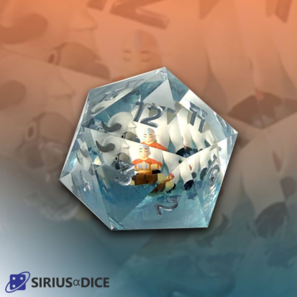 Sirius Dice - Magic the Gathering Avatar the Last Airbender 55mm Spindown d20