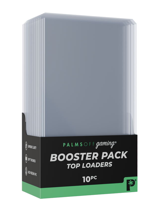 Palms Off Booster Pack Top Loaders – Standard Size – 10pc