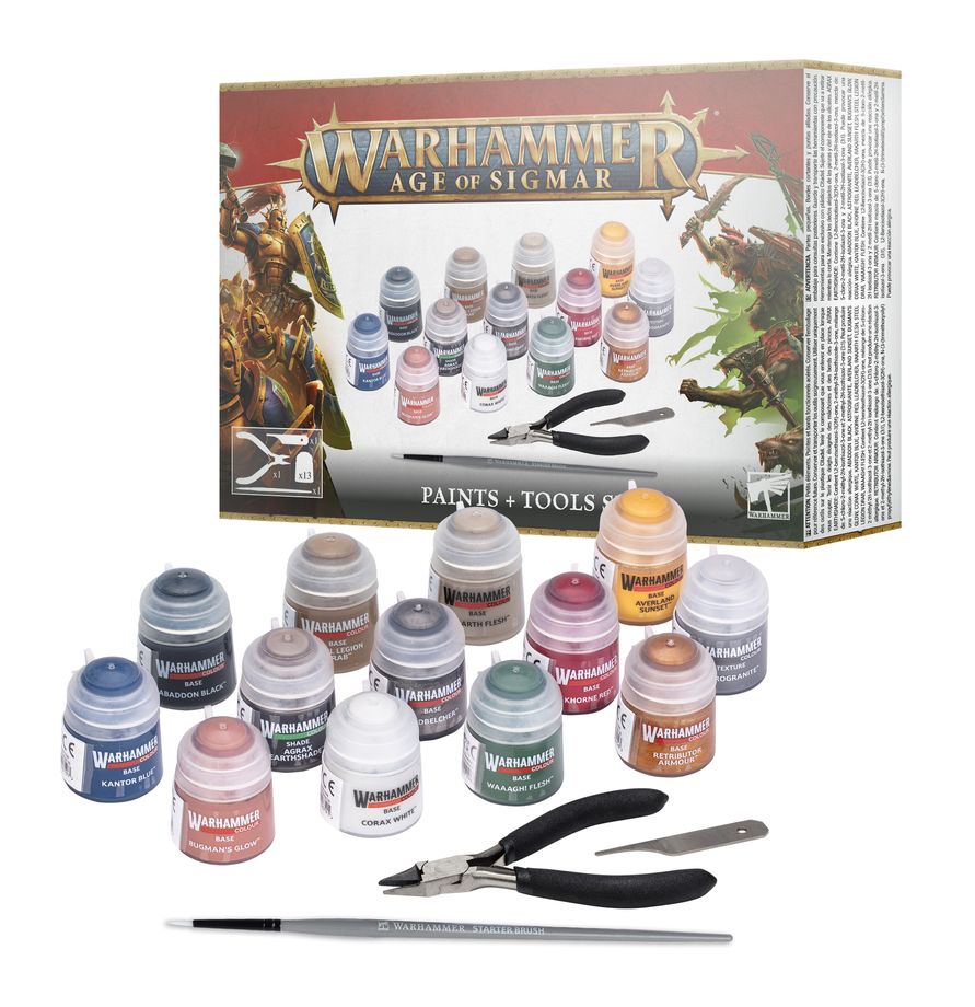 Age of Sigmar: Paint + Tools Set Vol. 2