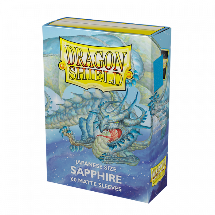 Dragon Shield: Sleeves (60ct) Matte - Sapphire (Japanese)