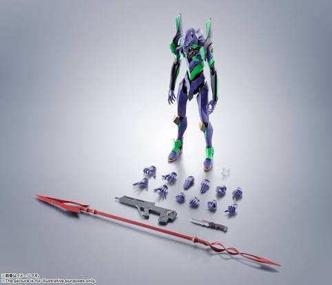 Tamashii Nations The Robot Spirits (Side Eva) Evangelion Test Type-01 Spear of Cassius Renewal Color Edition Action Figure