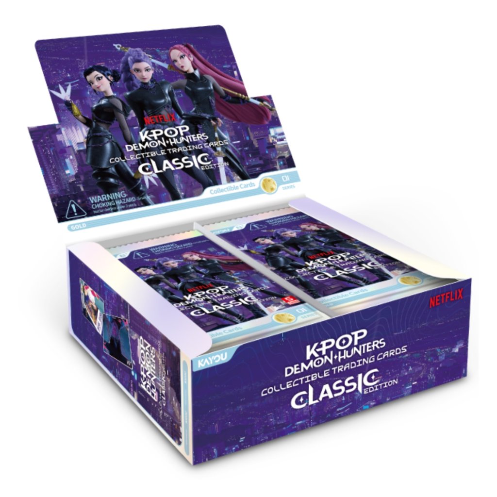 K-POP Demon Hunters Collectible Trading Card Booster Box- Classic Edition