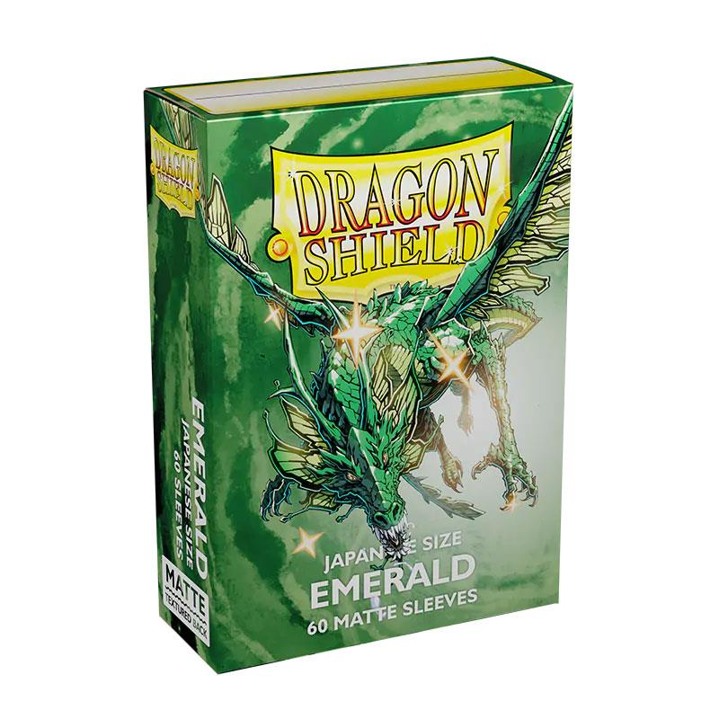 Dragon Shield: Sleeves (60ct) Matte - Emerald (Japanese)