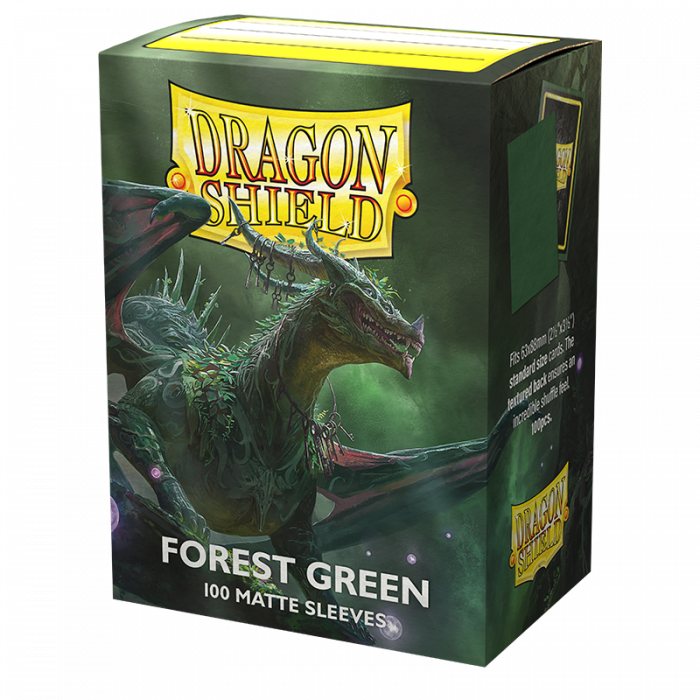 Dragon Shield: Sleeves (60ct) Matte - Forest Green (Japanese)