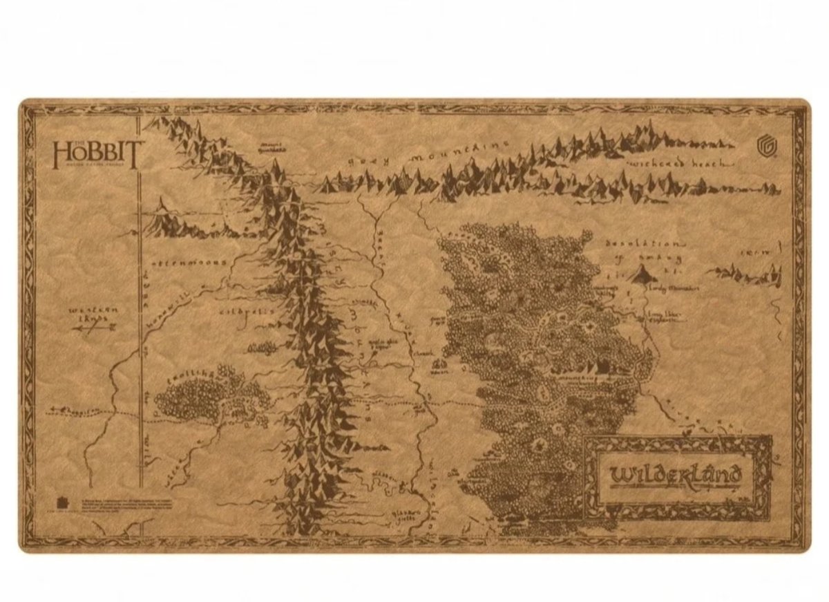 Ultimate Guard Faux Leather Play-Mat: The Hobbit - Wilderlands