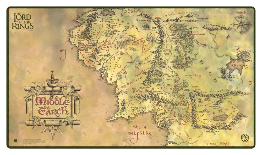 Ultimate Guard Play-Mat: The Hobbit - Middle Earth