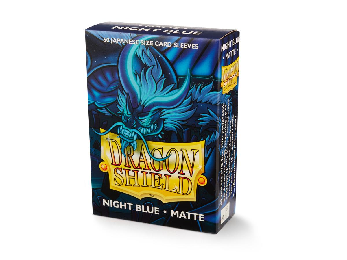 Dragon Shield: Sleeves (60ct) Matte - Night Blue (Japanese)