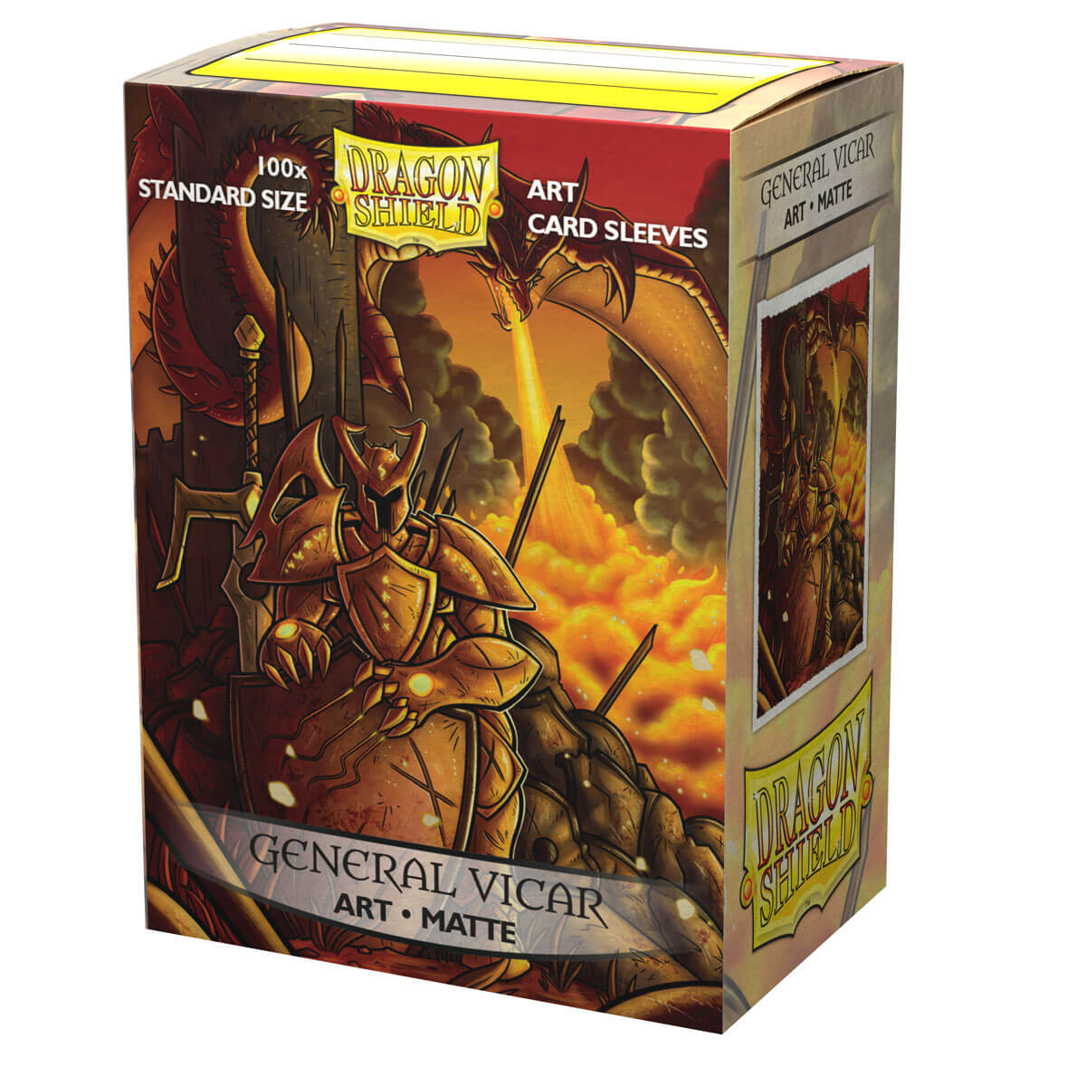 Dragon Shield: Sleeves (100ct) Art Matte - General Vicar