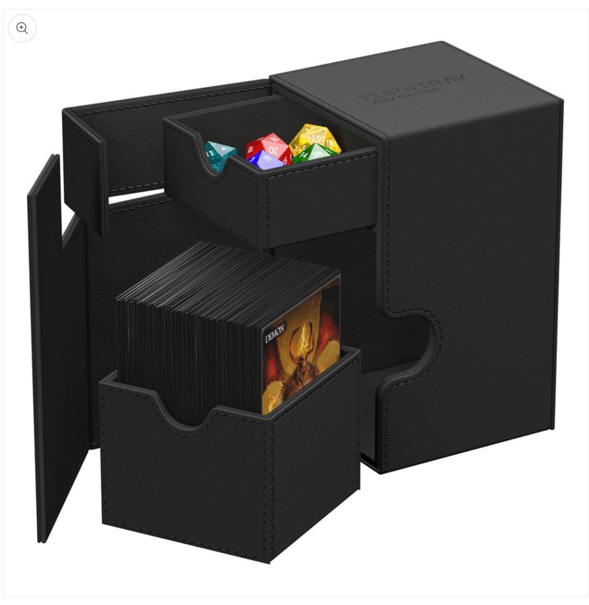 Ultimate Guard Flip´n´Tray Deck Case 100+ Standard Size XenoSkin - Monocolor Black