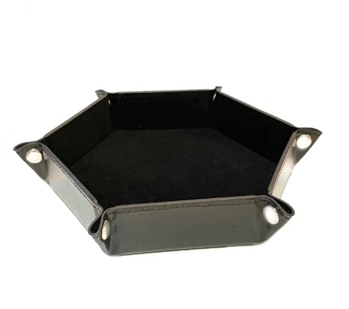 LPG Hex Dice Tray 8" Black