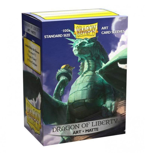 Dragon Shield: Sleeves (100ct) Art Matte - Dragon of Liberty