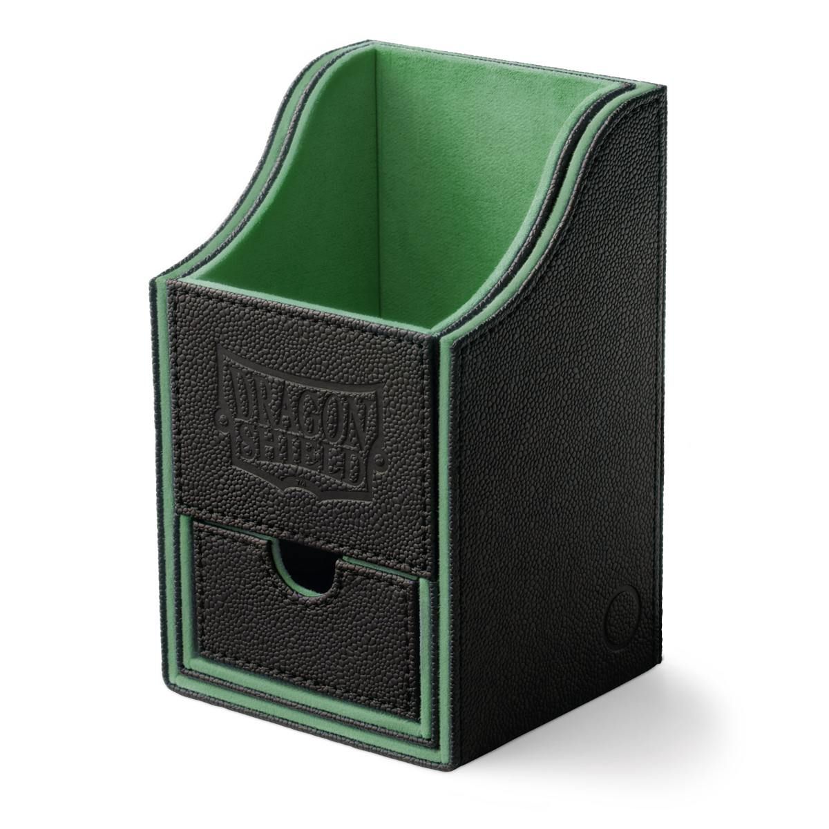 Dragon Shield: Nest with Tray (100ct) Black/Green