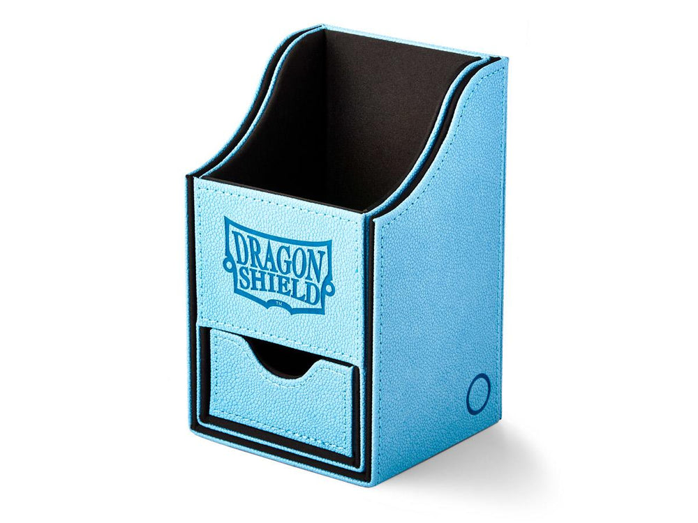 Dragon Shield: Nest with Tray (100ct) Light Blue/Black