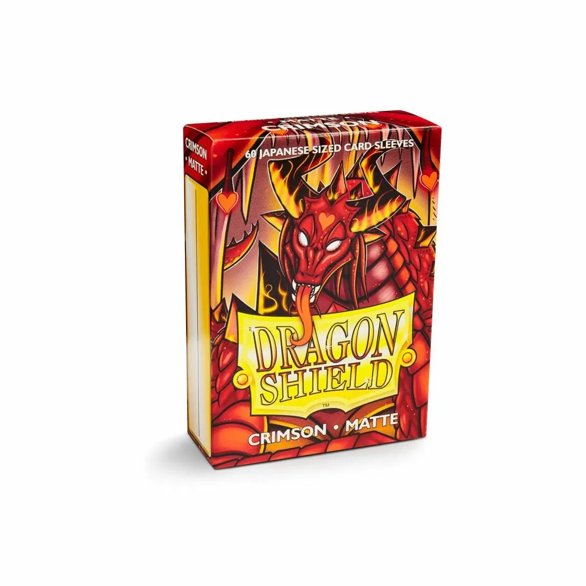 Dragon Shield: Sleeves (60ct) Matte - Crimson (Japanese)