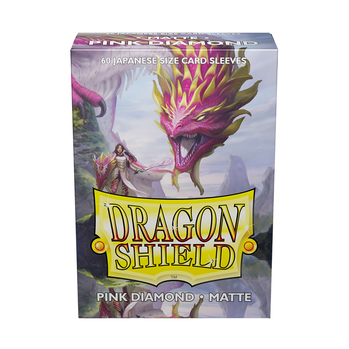 Dragon Shield: Sleeves (60ct) Matte -  Pink Diamond (Japanese)